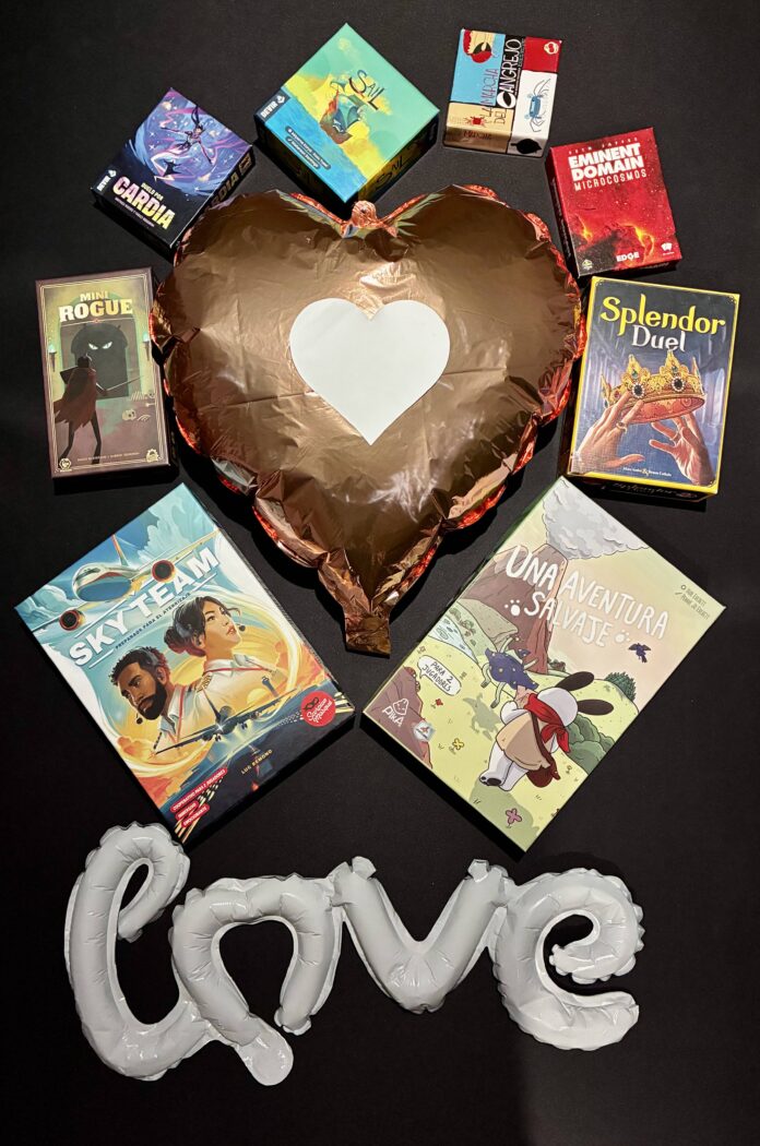 Portada de recomendaciones de Juegos de mesa para San Valentín