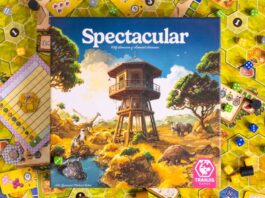 Spectacular, organiza tu propio zoo Portada del juego de mesa Spectacular