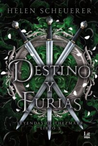 Portada de "Destino y furias" de Hellen Scheuerer.