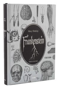 Portada de la edición ilustrada de "Frankestein", obra de Mary Shelley.