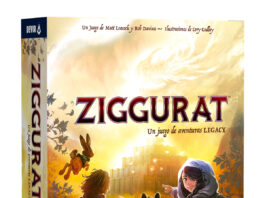 Ziggurat, un juego de mesa legacy para toda la familia Portada Caja Ziggurat