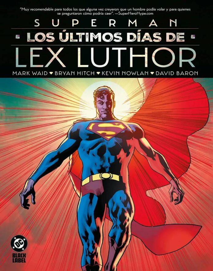 Portada Superman: los últimos días de Lex Luthor