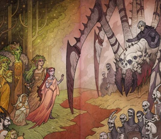 Novedades editoriales de la semana (7 al 10 de abril) Guardas de "Un edén de huesos en flor" de Libertad Delgado.