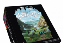 Heroes de Tenefyr, deck building y mazmorreo colaborativo Portada caja Héroes de Tenefyr