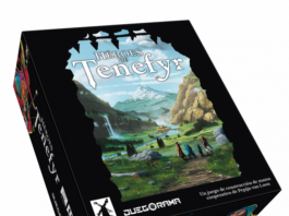 Heroes de Tenefyr, deck building y mazmorreo colaborativo Portada caja Héroes de Tenefyr