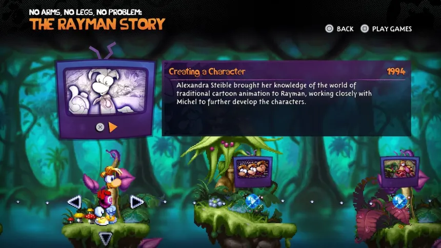 Rayman: 30th Anniversary Edition extras