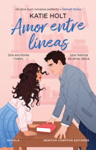 Portada de "Amor entre líneas" de Katie Holt. 