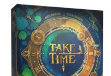 Take Time, un juego de cooperación en silencio Portada Caja Take Time