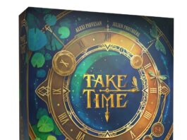 Take Time, un juego de cooperación en silencio Portada Caja Take Time