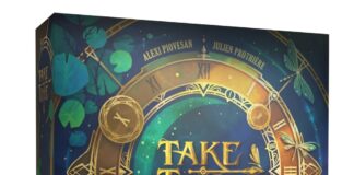 Take Time, un juego de cooperación en silencio Portada Caja Take Time