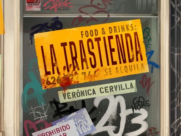 Portada de "La trastienda" de Verónica Cervilla.