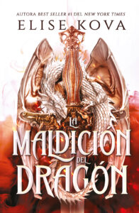 Portada de "La maldición del dragón" de Elise Kova.