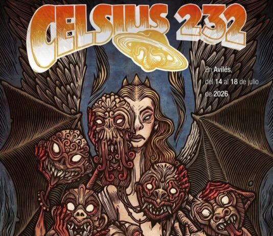 Celsius 232 2026: un festival para todos los amantes de la literatura Cartel del festival Celsius 232, edición 2026.