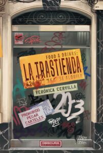 Portada de "La trastienda" de Verónica Cervilla, editada por Obscura editorial