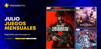Juegos de PlayStation Plus del mes de julio plus