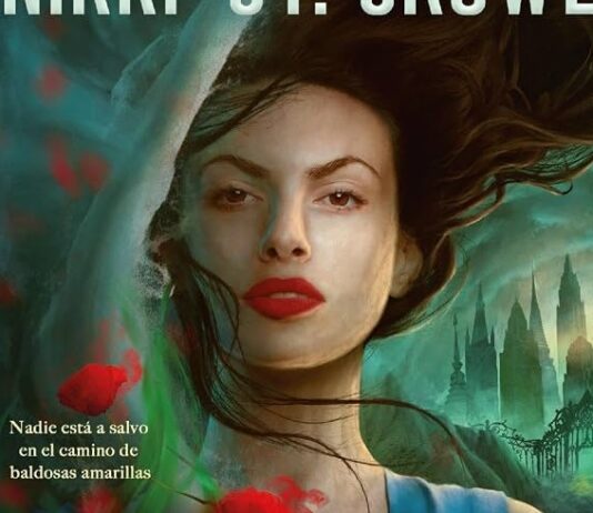 «Al oeste de la maldad», el terrorífico retelling de El mago de Oz Portada de "Al oeste de la maldad" de Nikki St. Crowe.