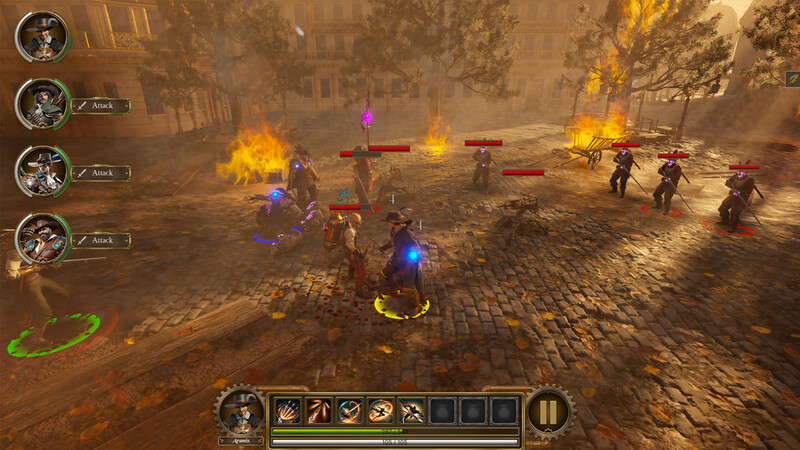 Los Tres Mosqueteros regresan convertidos en un RPG steampunk en Covenant of Gears: The Three Musketeers 1 Covenant of Gears: The Three Musketeers