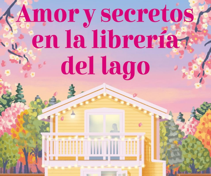 Portada de "Amor y secretos en la librería del lago" de Laura Bloom por Newton Compton Editores.