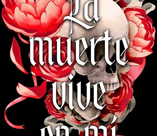 «La muerte vive en mí»: una carrera desesperada hacia la libertad Portada de "La muerte vive en mí" de Kelly Andrew.
