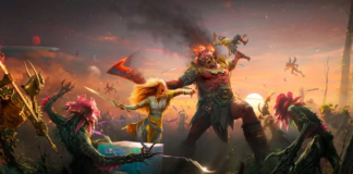 God of War Laufey muestra el combate de Faye con su arco serpentino y el contenido de las diferentes ediciones God of War Laufey