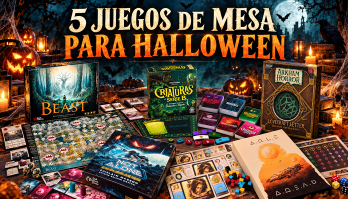 Portada Recomendaciones Halloween 5 juegos de mesa para una noche de Halloween
